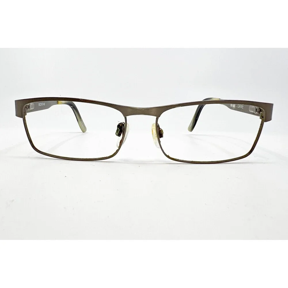 Spy Optic Dane Eyeglasses Mens Brown Rectangular Frame 55-16-140